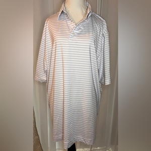 Footjoy‎ Lisle Classic Pencil Stripe polo